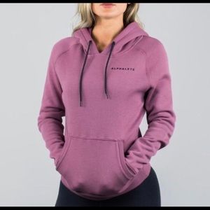 Alphalete mauve hoodie
